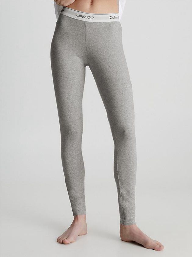 Calvin Klein USA Lounge - Modern Cotton Womens Leggings Grey 5730684-WE